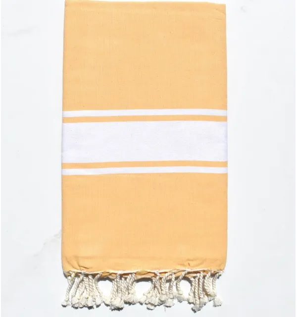 Fouta Plate jaune impérial Fouta Tunisia - 1