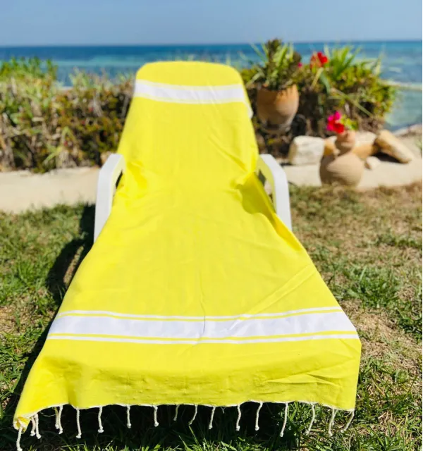 Fouta Plate jaune Fouta Tunisia - 1