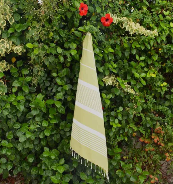 Fouta arthur couleur pistache Fouta Tunisia - 4