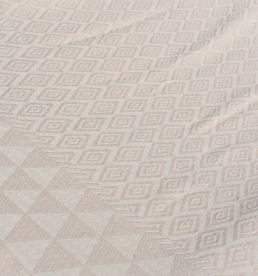 Fouta Jaquard Diamant beige Fouta Tunisia - 3