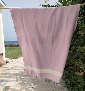 Fouta Diamant rose moyen Fouta Tunisia - 1
