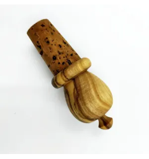 Bouchon de bouteille en bois d’olivier - 1