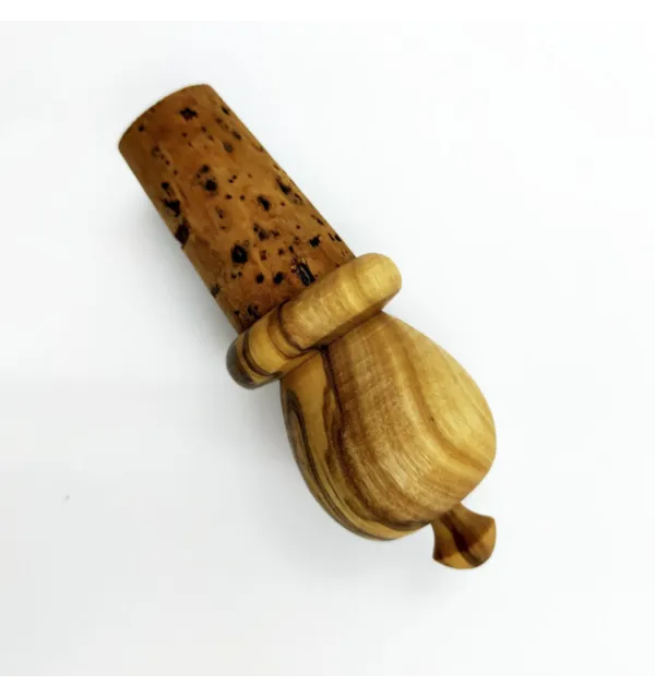 Bouchon de bouteille en bois d’olivier - 1