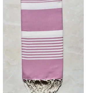Jeté orchidée 2m/2m Fouta Tunisia - 1
