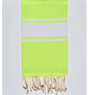Fouta classique vert fluo Fouta Tunisia - 1
