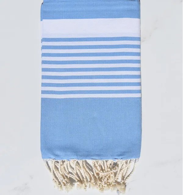 Fouta arthur bleu ciel Fouta Tunisia - 1