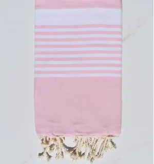 Fouta arthur rose pastel - 1