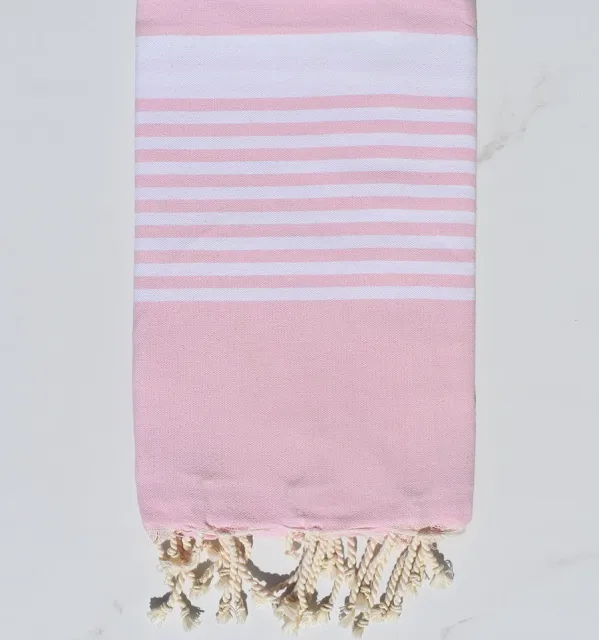 Fouta arthur rose pastel - 1