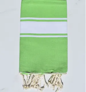 Fouta plate vert pomme Fouta Tunisia - 1