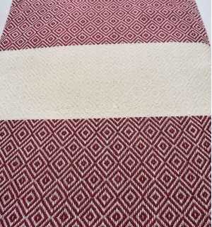 Fouta Diamant rouge bordeaux Fouta Tunisia - 1 2