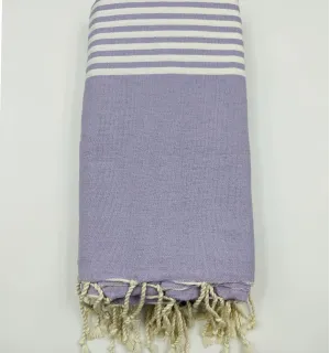 Jeté améthyste clair 2m*3m Fouta Tunisia - 1