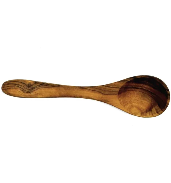 Cuillère à café en bois d'olivier 14 cm - 1