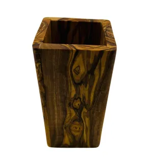 Pot à ustensiles en bois d'olivier - 1 2