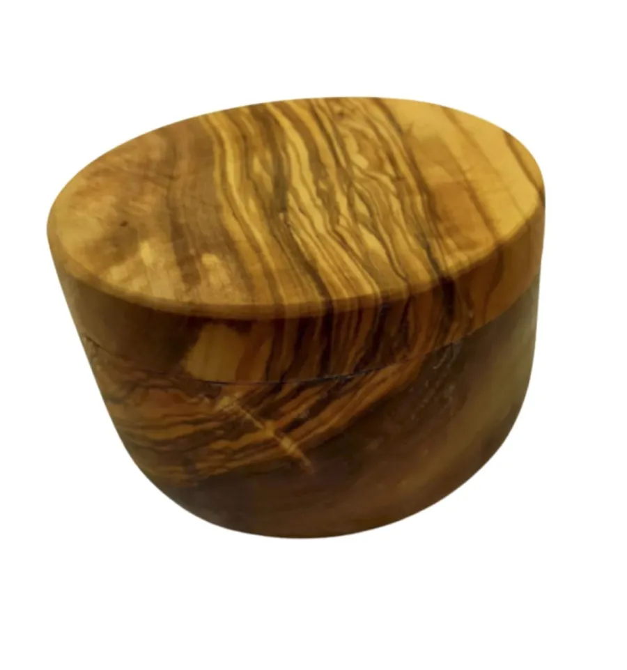 Boite aimantée en bois d'olivier  - 2