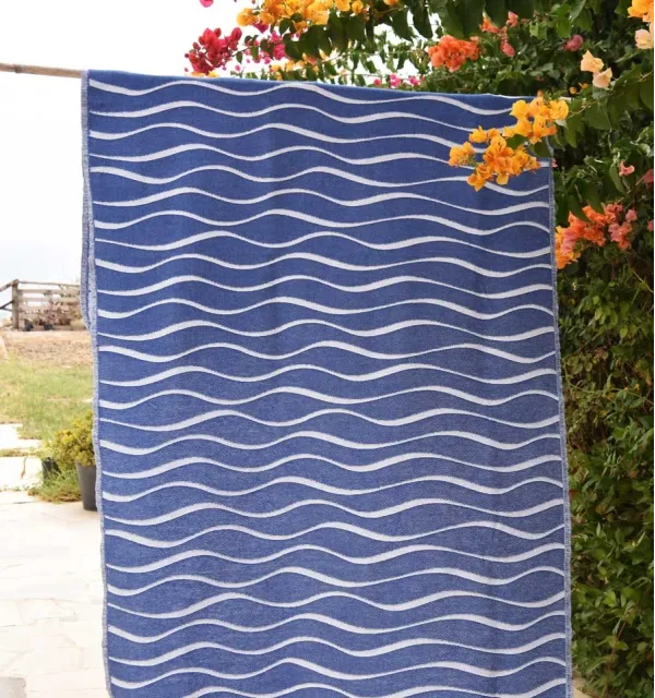 Fouta Hawaï Bleu Fouta Tunisia - 3