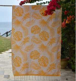 Fouta Amazon Jaune Fouta Tunisia - 1 2