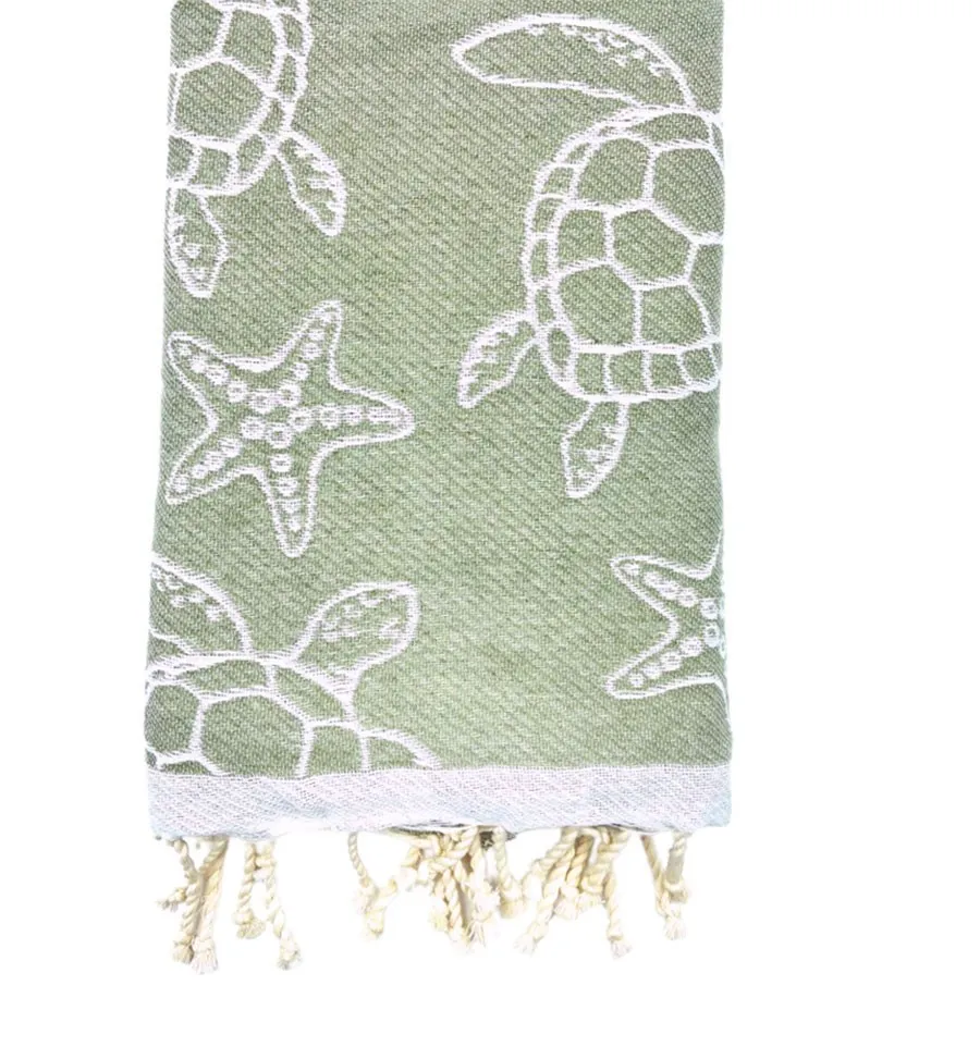 Fouta Seychelles Kaki Fouta Tunisia - 7