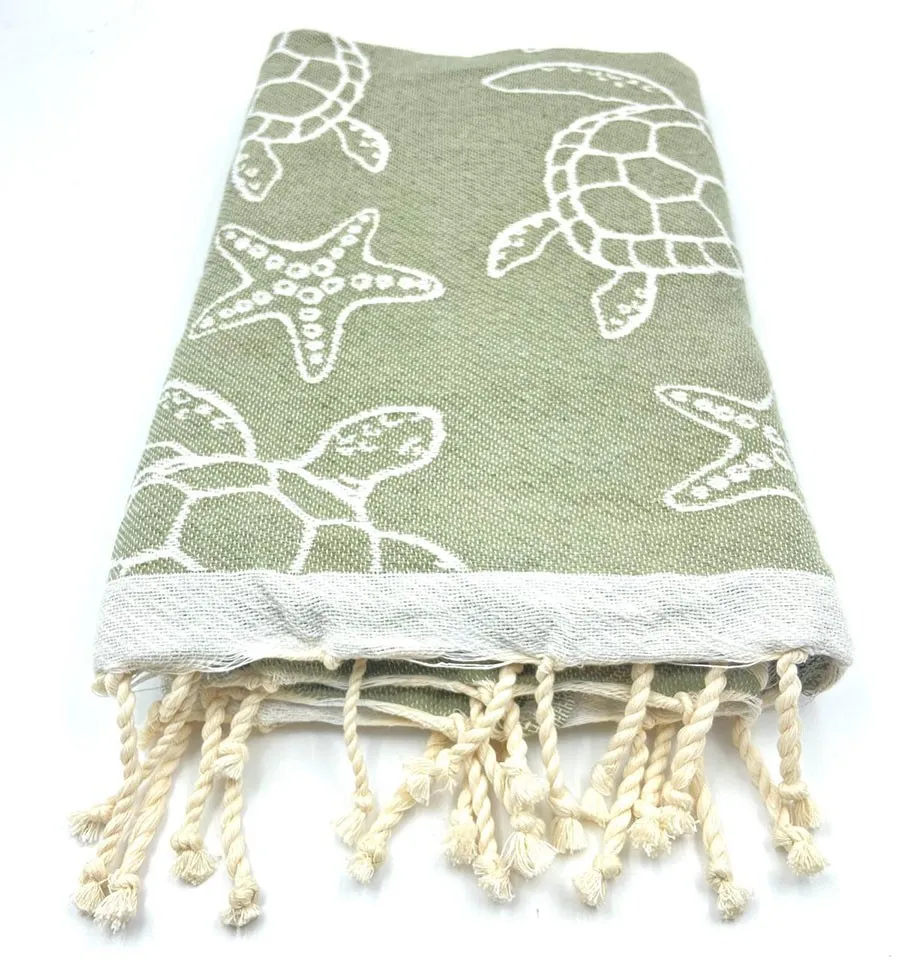 Fouta Seychelles Kaki Fouta Tunisia - 8