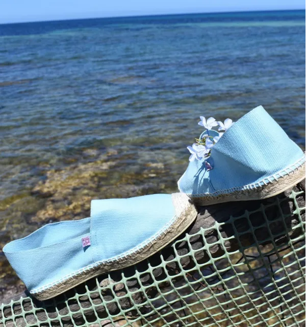 Espadrille Femme Bleu Ciel Crabster - 2