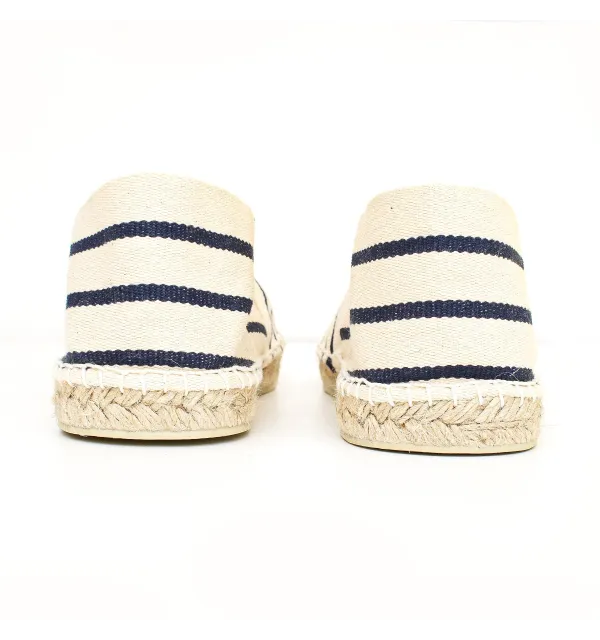 Espadrille Femme Marinière crème Crabster - 3