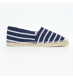 Espadrille Homme Marinière marine Crabster - 1
