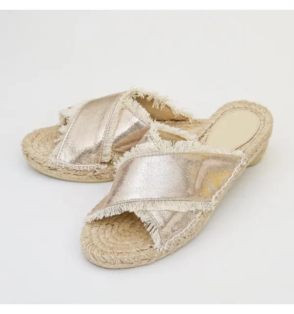 Mules Dorées Crabster - 2