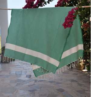 Fouta Diamant vert Fouta Tunisia - 1 2