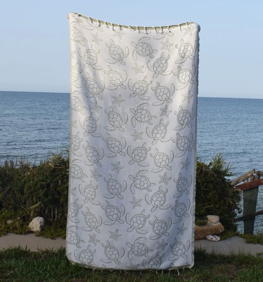Fouta Seychelles Kaki Fouta Tunisia - 5