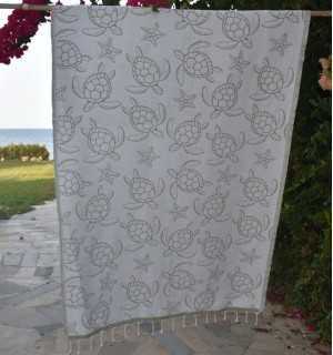 Fouta Seychelles Kaki Fouta Tunisia - 1 2