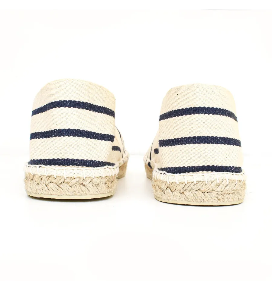 Espadrille Homme Marinière crème Crabster - 3