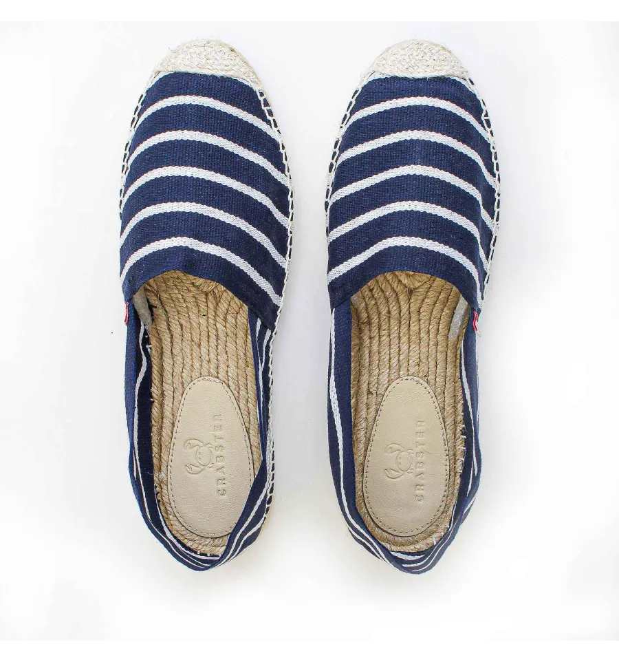 Espadrille Homme Marinière marine Crabster - 2
