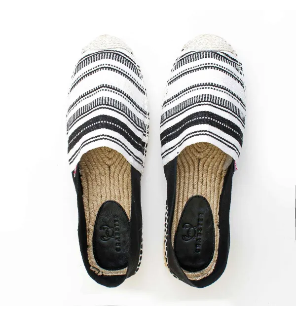 Espadrille Homme Noire et Blanche Crabster - 2