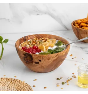 Bol en bois d'olivier 14cm - Bol en bois