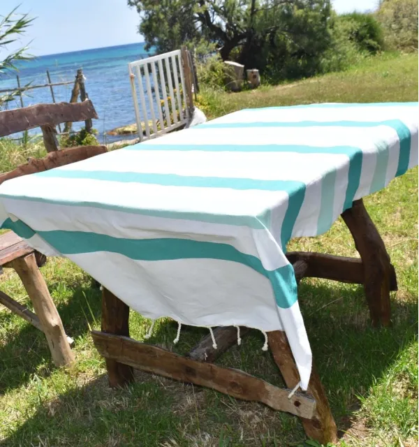 Fouta Monte Carlo vert sarcelle - Serviette de plage - Serviette de bain