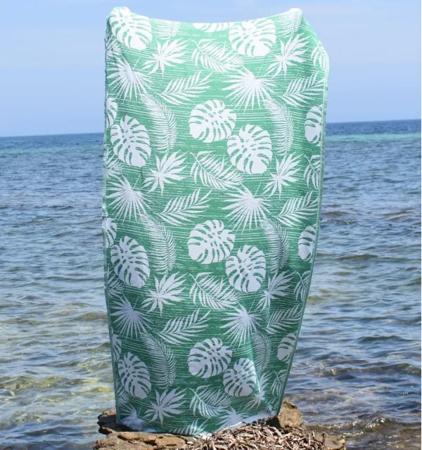 Fouta Amazon vert - Fouta jacquard- Fouta tendance - Serviette de plage