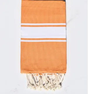 Fouta Plate ocre jaune - FOUTA TUNISIA