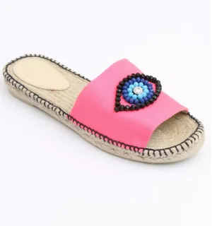 Mules Rose fluo - Mules femme – Mules - Mules rose 2