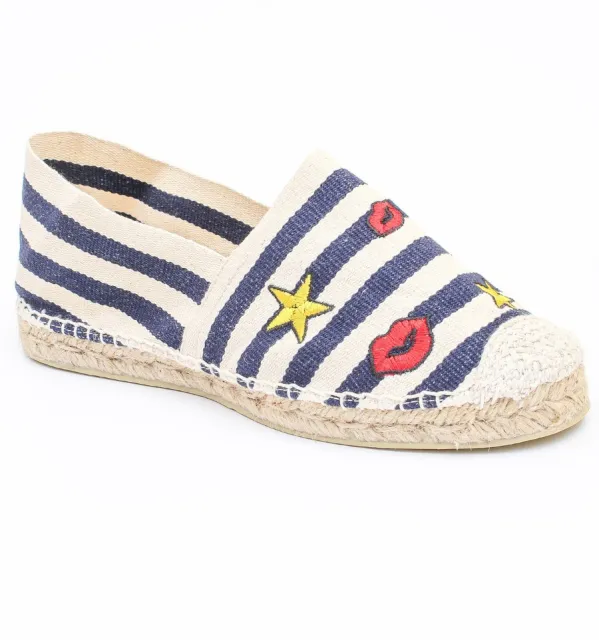 Espadrilles Rayées avec Motifs - Espadrilles  - Espadrilles femme