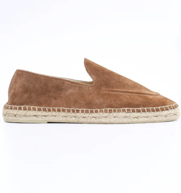Espadrilles en daim camel - Espadrilles daim - Espadrilles