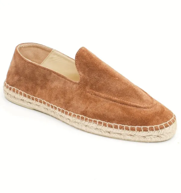 Espadrilles en daim camel - Espadrilles daim - Espadrilles