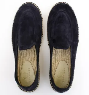 Espadrilles en daim bleu marine -Espadrilles en daim - Espadrilles bleu marine - Espadrilles 2
