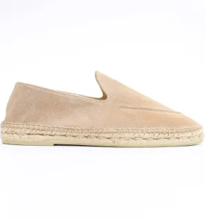 Espadrilles en daim beige - Espadrilles en daim - Espadrilles beige - Espadrilles