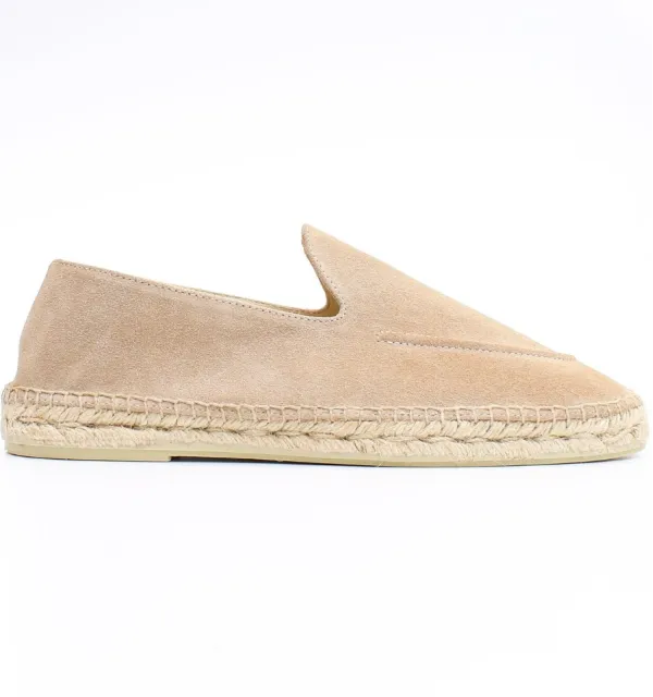 Espadrilles en daim beige - Espadrilles en daim - Espadrilles beige - Espadrilles