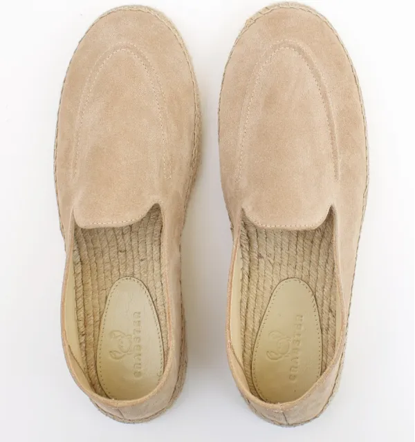 Espadrilles en daim beige - Espadrilles en daim - Espadrilles beige - Espadrilles