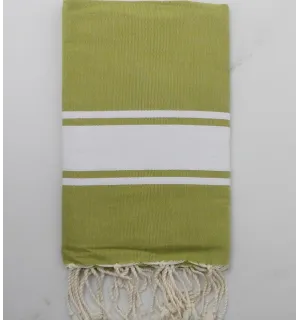 Fouta Plate vert olive 