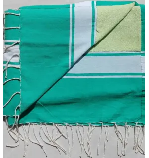 fouta éponge vert gazon 2
