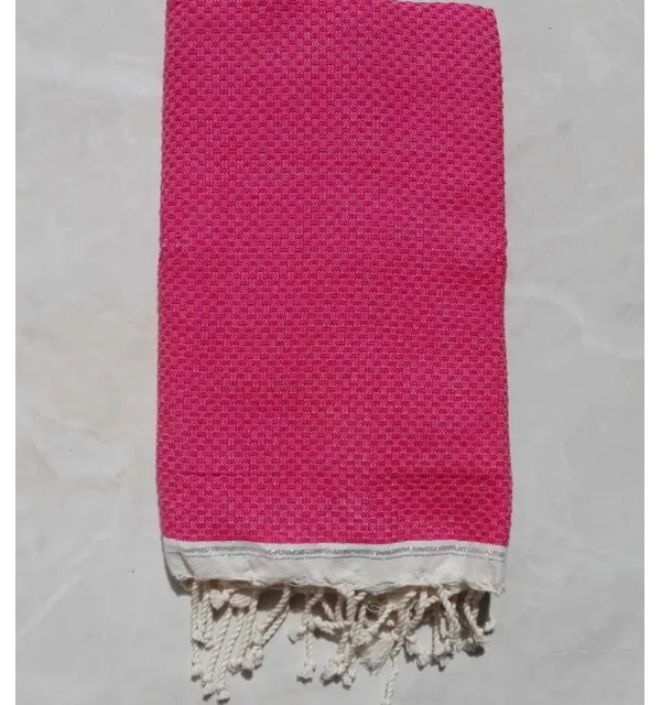FOUTA Lurex nid d'abeille 3 couleurs 
