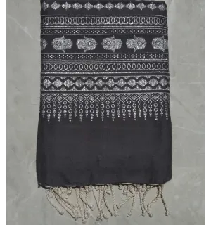 Fouta khomsa taupe 1.35m*2.3m 