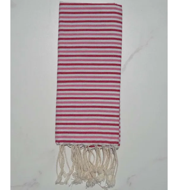 Enfant ziwane rose clair, rose foncé et blanc 