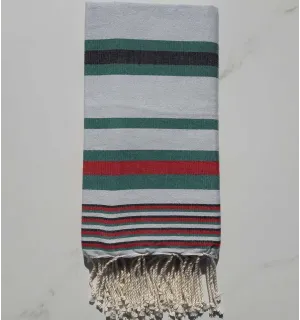 Fouta Dina avec rayures 
